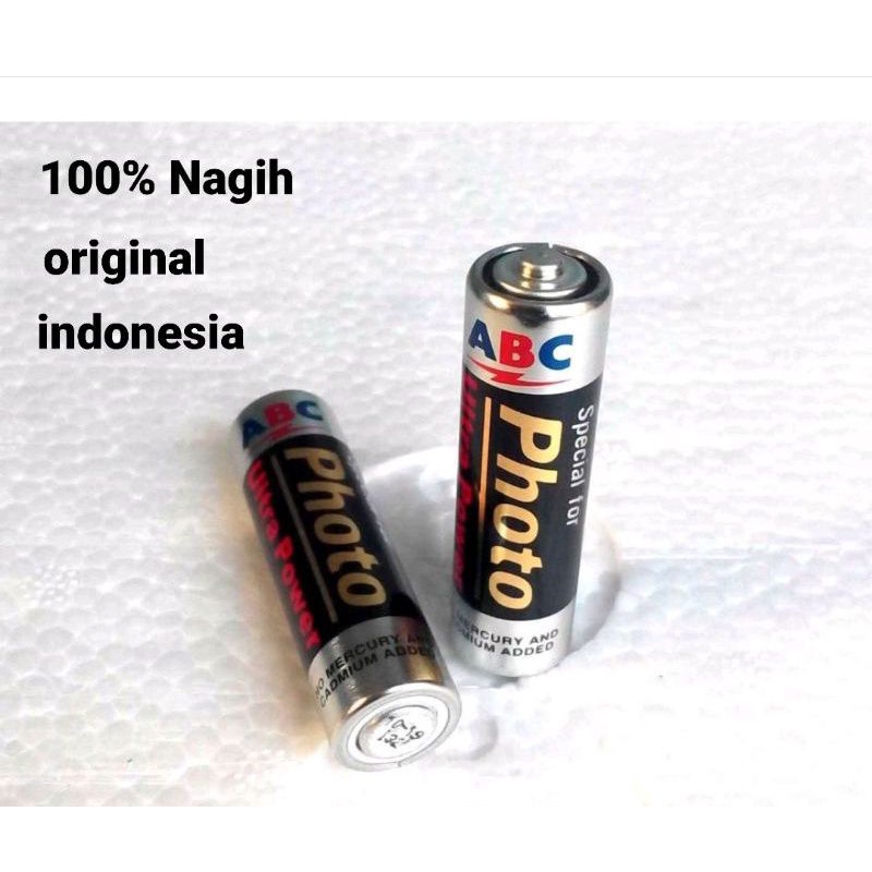 batre abc photo a2 isi 2pc 1.5v batre jam dll