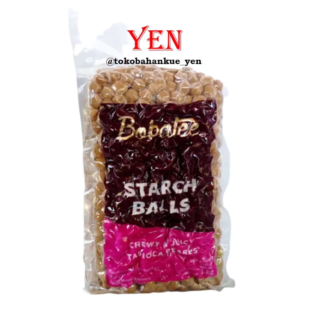 

Bobatee Tapioca Pearl Bubble - Topping Minuman - Black Boba - Tapioka Hitam 1KG