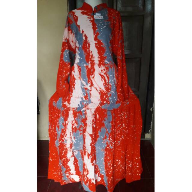 Gamis twill ori size XL abstrak