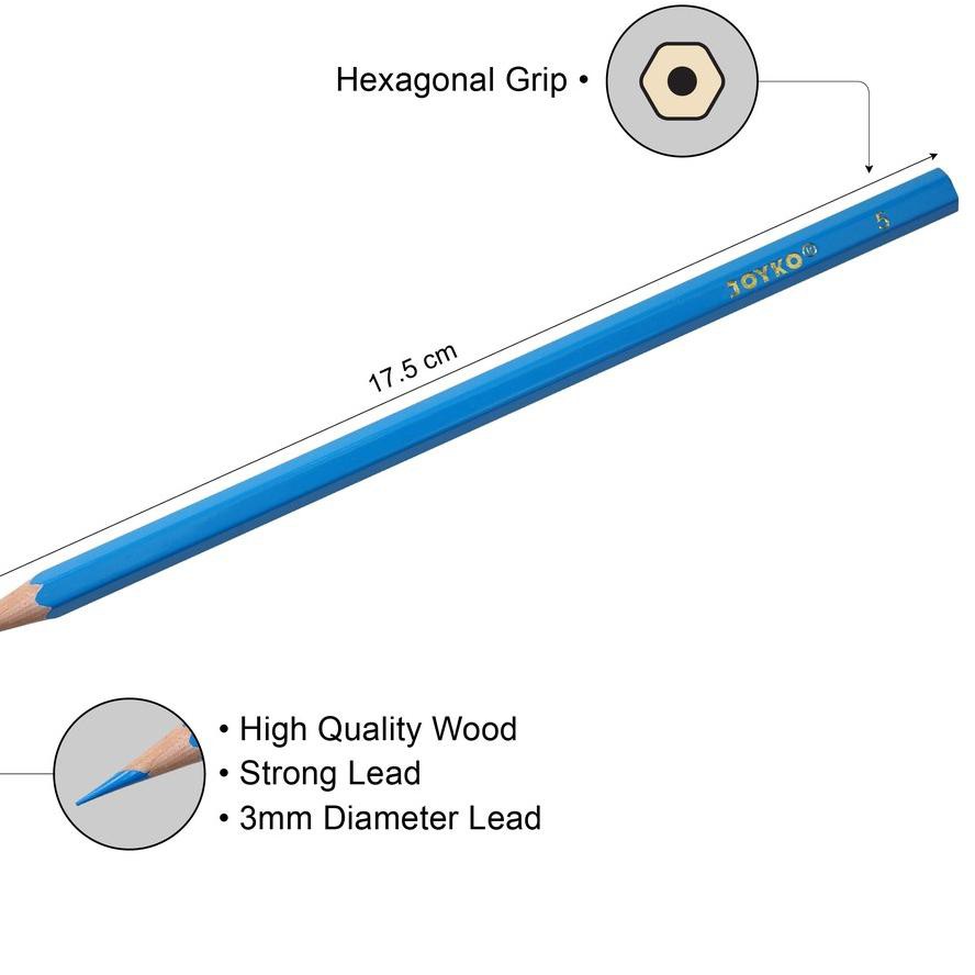 

Color Pencil / Pensil Warna Joyko CP-101 / 24 WarnaKODE 3