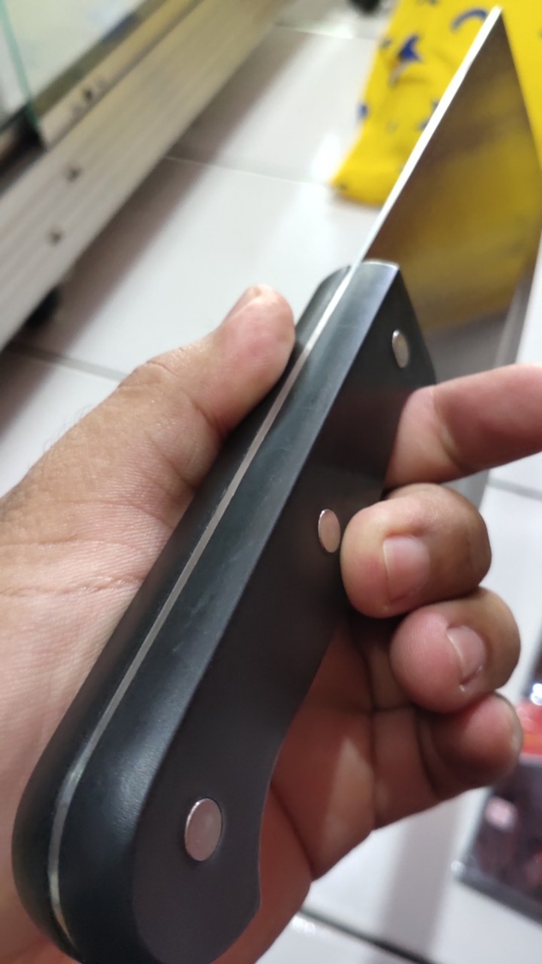 Pisau Daging Golok Tulang Pisau Dapur Stainless Steel 30cm