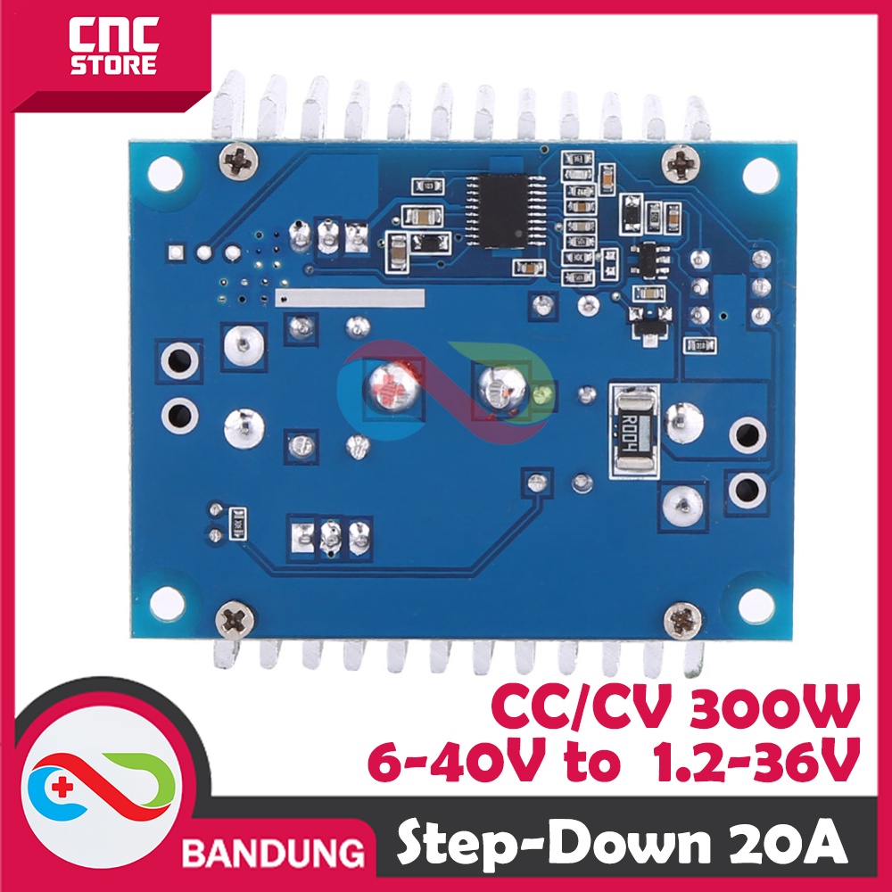 DC-DC STEP DOWN CA CC ADJUSTABLE BUCK CONVERTER POWER SUPPLY 20A 300W