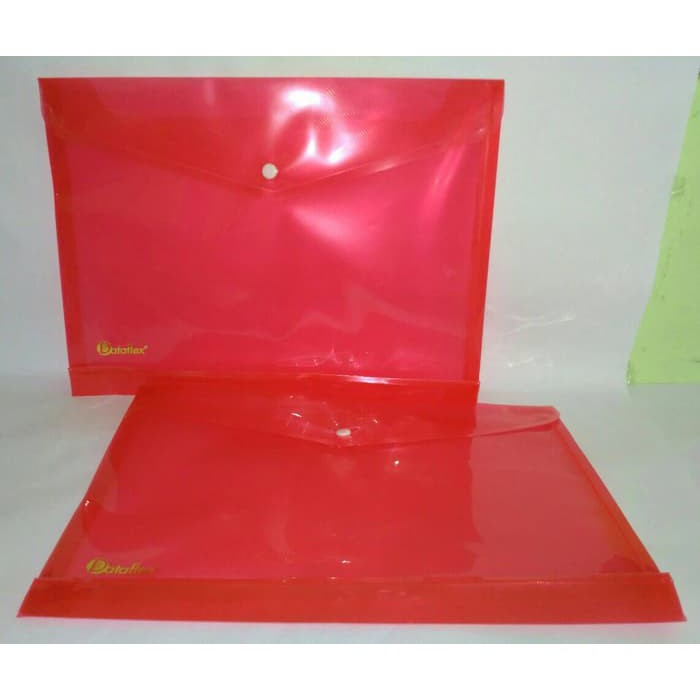

Map Plastik Kancing Punggung F4 - Merah (Pak Isi 12 Pcs)