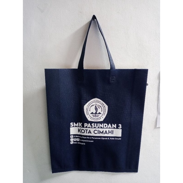 Spunbon sablon goodybag custom 38×45×10