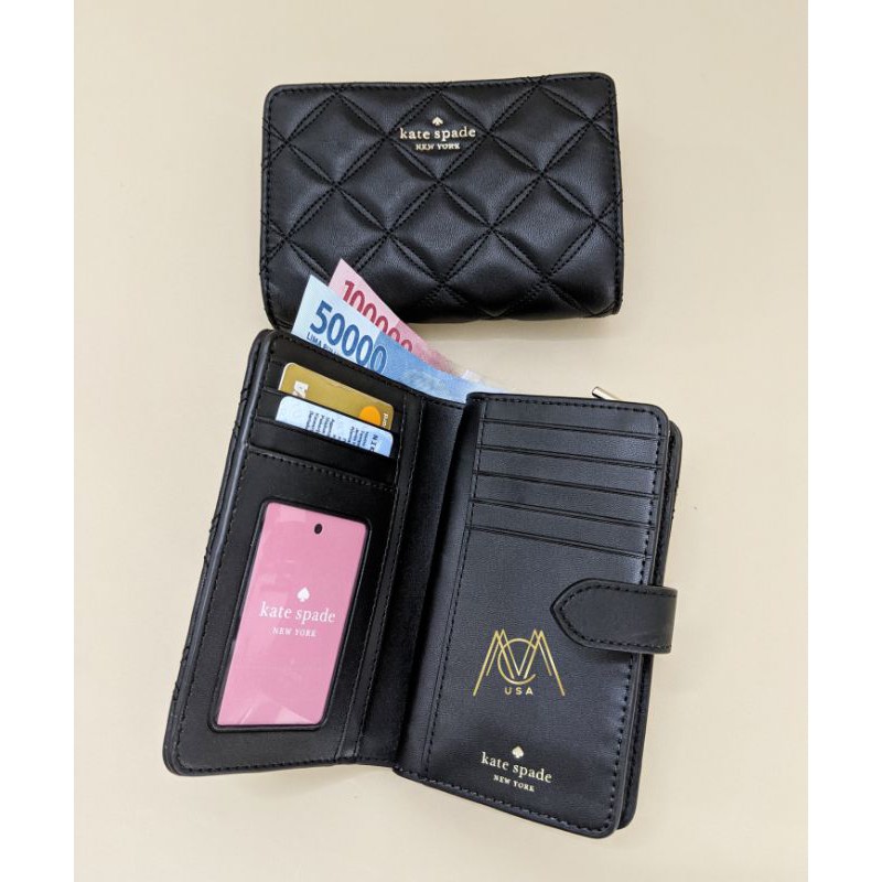 KATE SPADE MEDIUM COMPACT BIFOLD WALLET NATALIA KS6344 Shopee Indonesia