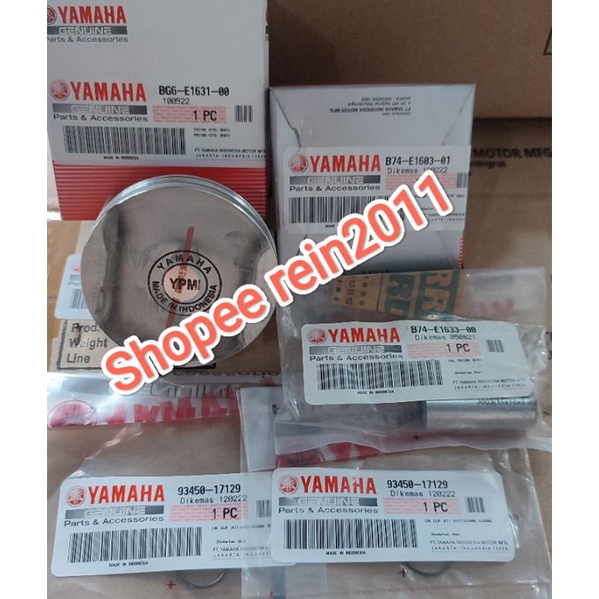 PISTON SET XMAX X MAX ASLI ORI YAMAHA BG6 E1631 00 / B74 E1603 01