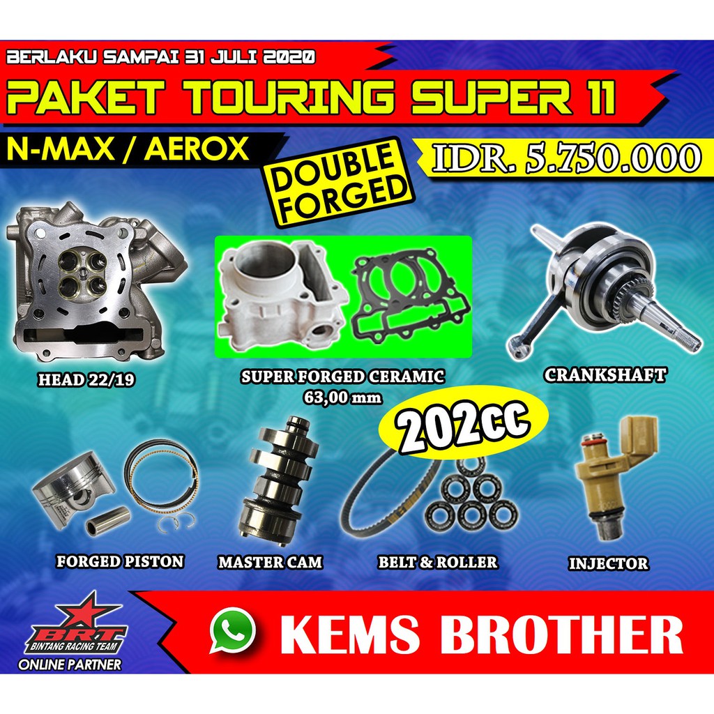 PAKET TOURING SUPER 11 NMAX/AEROX