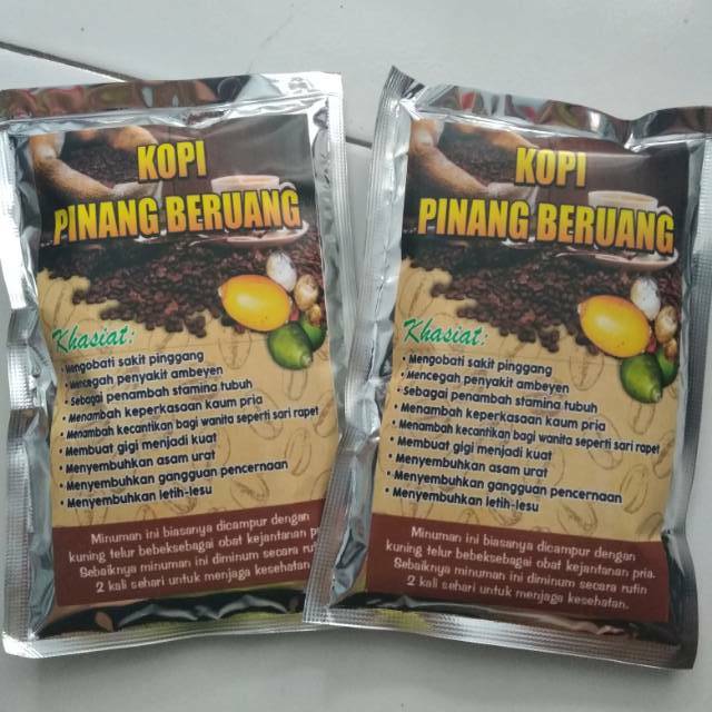 

Kopi herbal pinang beruang