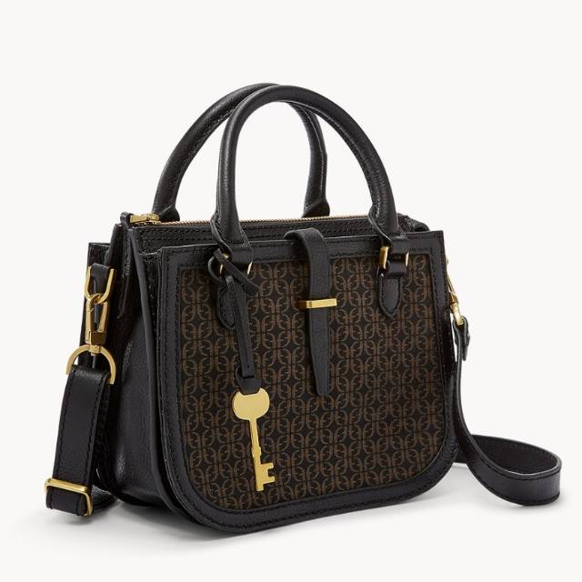 Tas ryder mini satchel brown/black