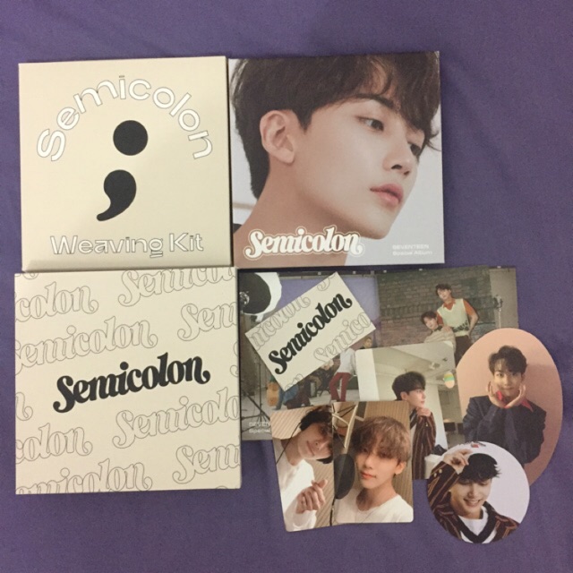 SEVENTEEN Album Semicolon Jeonghan Set