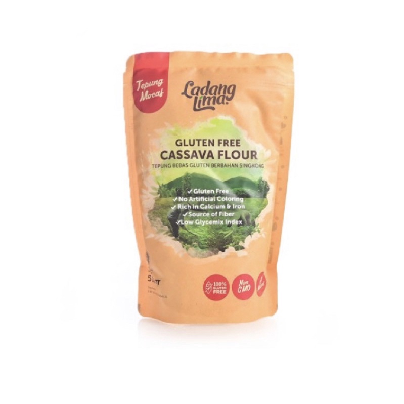 

Tepung mocaf / Tepung / Ladang Lima / Tepung / Cassava All Purpose Flour 500gr / Gluten Free / Tepung Mocaf Bebas Gluten