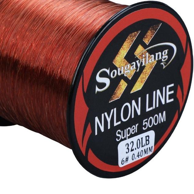 500m Garis Nylon Super Kuat Empat Warna Pancing