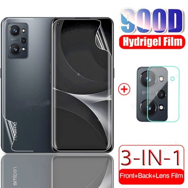 REALME GT NEO2 NEO 2 HYDROGEL FRONT &amp; BACK &amp; CAMERA GLASS 3IN1