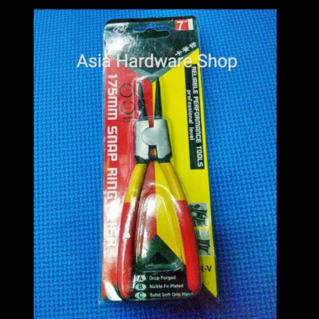 Tang Spi Lurus Buka STE 7" Tang Spy Tang Snap Ring Grip Lurus Buka