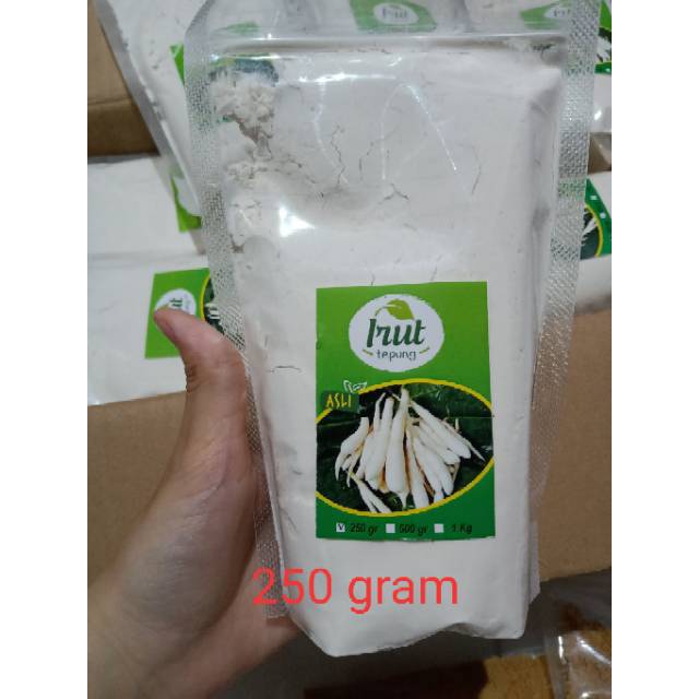 

GLUTEN FREE, PREMIUM ZIPLOCK Pati Asam Lambung, Pati Garut, Tepung Irut Asli
