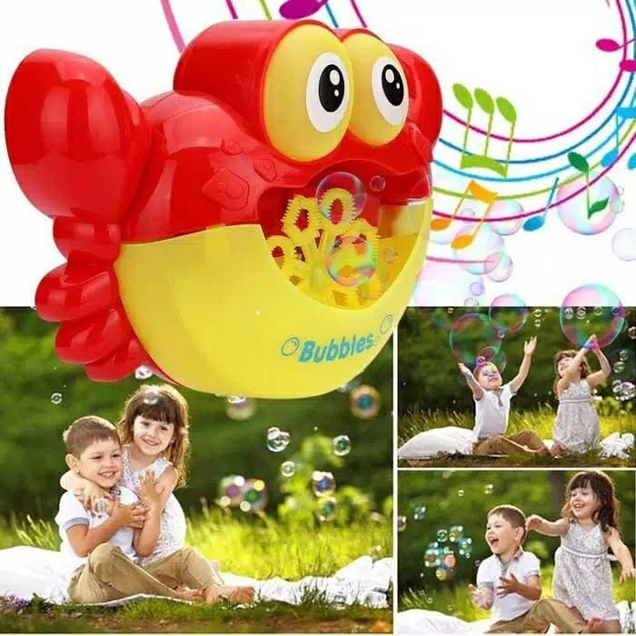 Mainan Busa Balon Teman Mandi si kecil BUBBLE CRAB BBR-1097 Gelembung Sabun Kecil - Teman Mandi Anak Krakter Lucu unik Murah