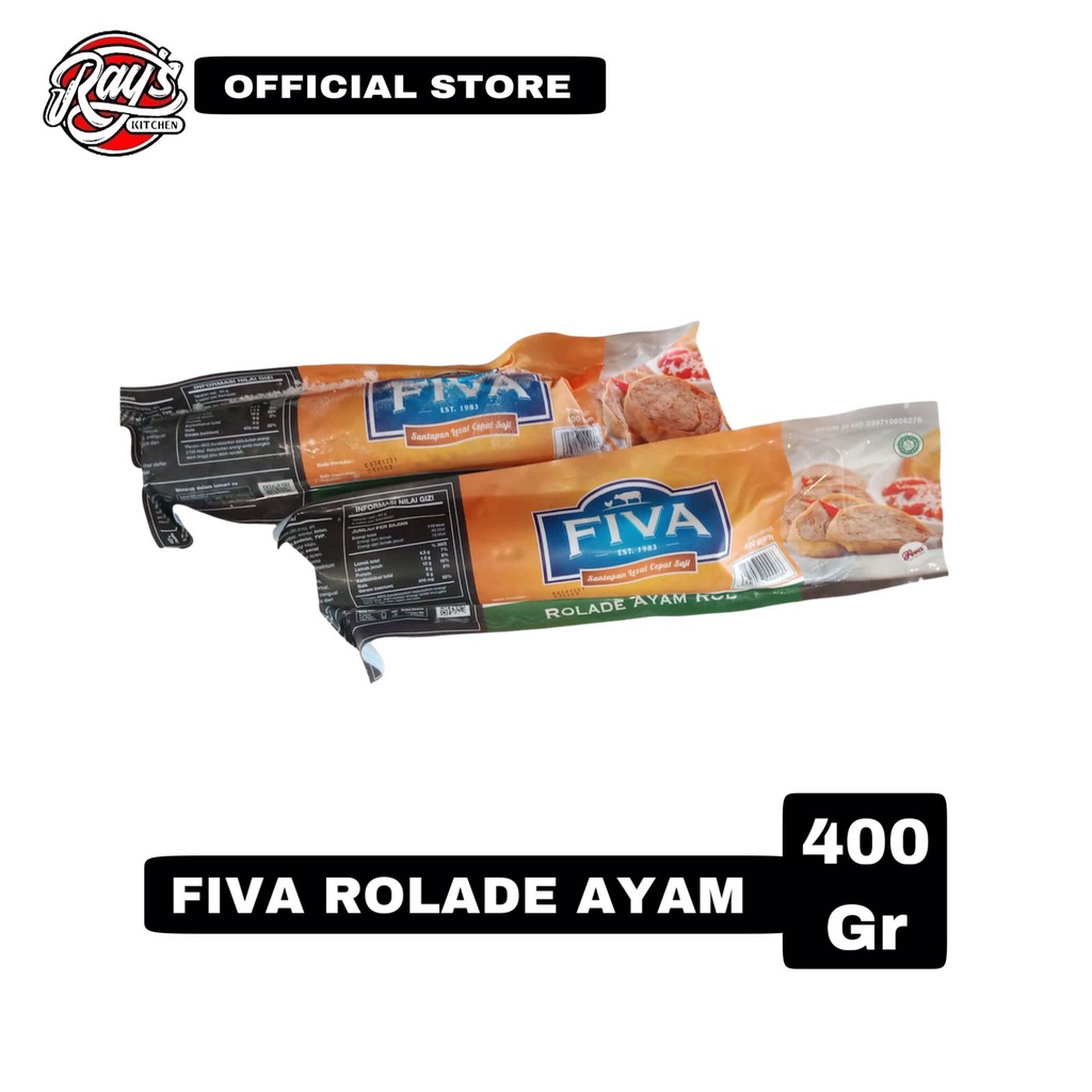 

Fiva Rolade Ayam 400gr - olahan Beku Bentuk Rolade