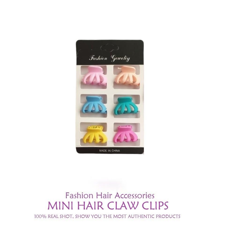 Jedai Doff Mini Set 3cm isi 6pcs Jepit Rambut Poni Jepitan Cepitan Jeday Rambut Anak Perempuan Maupun Dewasa Baby Mini Korea Lucu Hair Claw Clips