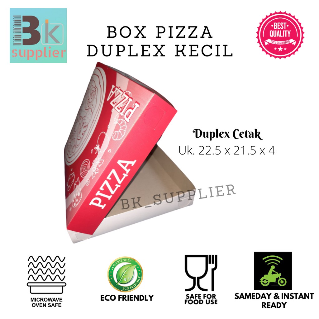 Box Dus Pizza Duplex cetak 1pcs, Dus Pizza, Kemasan Pizza, Kardus Pizza