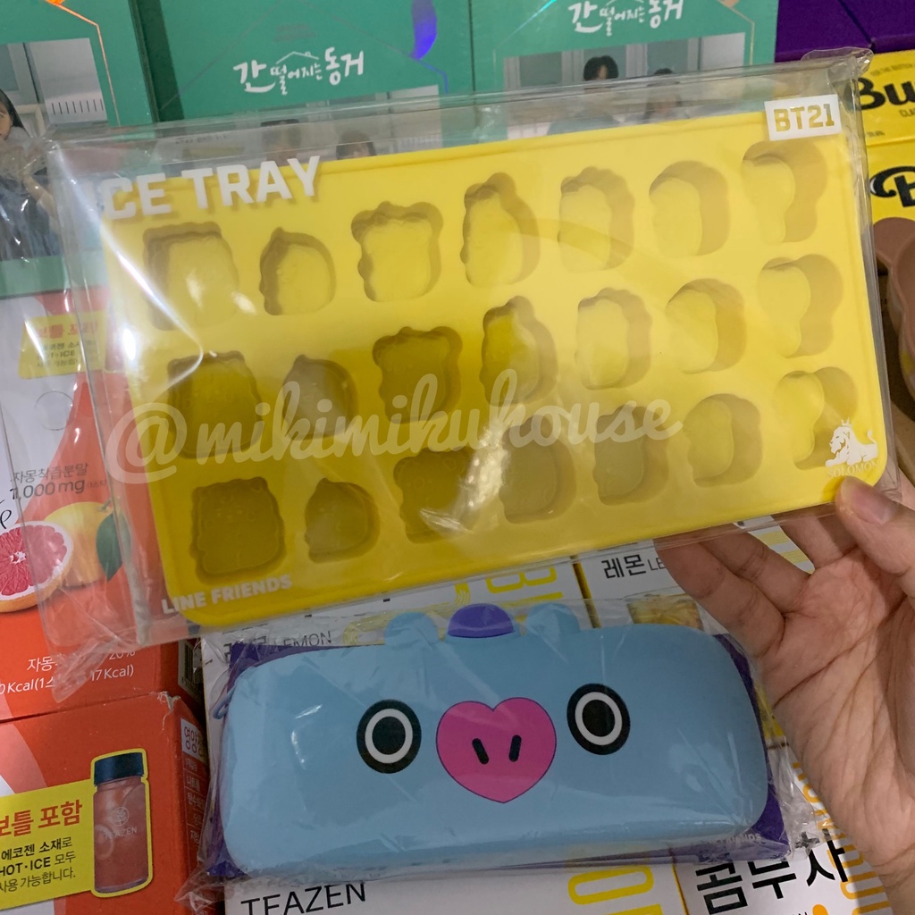 OFFICIAL BT21 ICE TRAY JELLY CANDY DREAM BABY DOLL BONEKA MERCHANDISE JAPAN JEPANG BTS CETAKAN ES