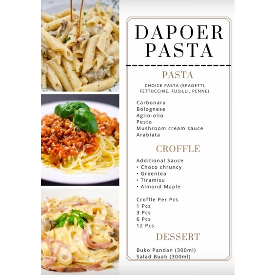

Pasta