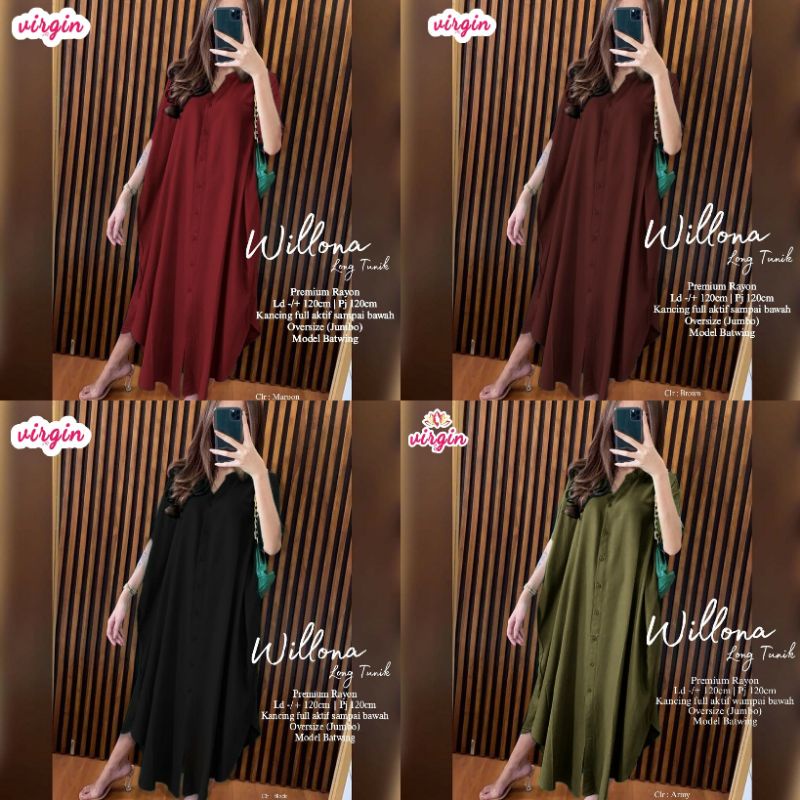 Baju Wanita terbaru 2021 modern / premium rayon long tunik jumbo