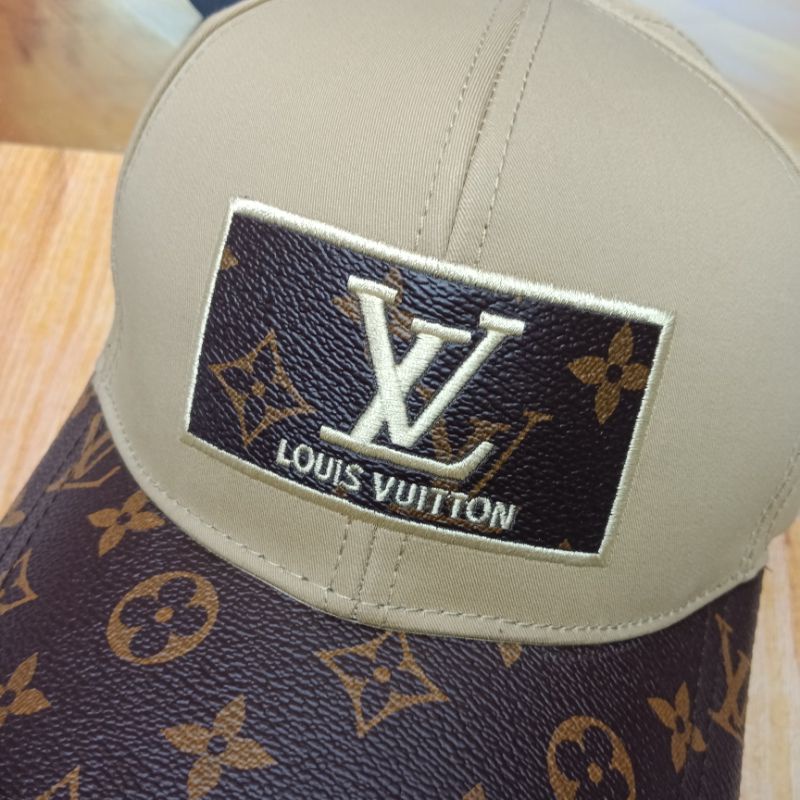 Topi Lv Monogram Baseball Topi Premium Import Unisex