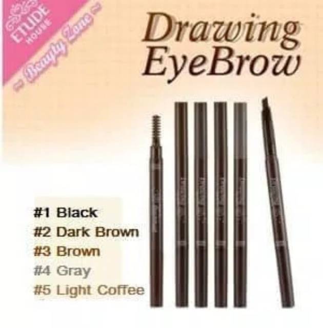 ETUDE HOUSE DRAWING EYEBROW PENSIL ALIS DARK BROWN