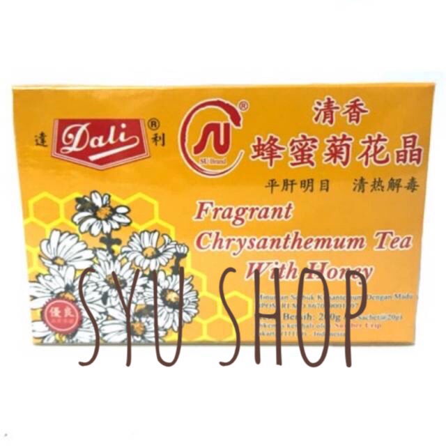 

TEH kembang bunga CHRYSANTHEMUM dengan madu deli dali