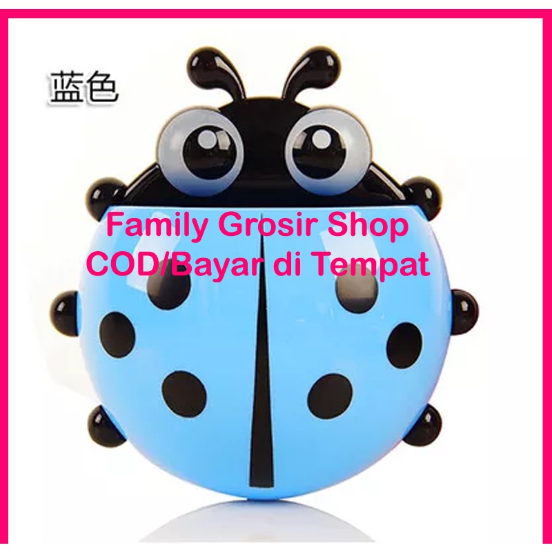 Tempat sikat gigi kumbang Holder toothbrush ladybug