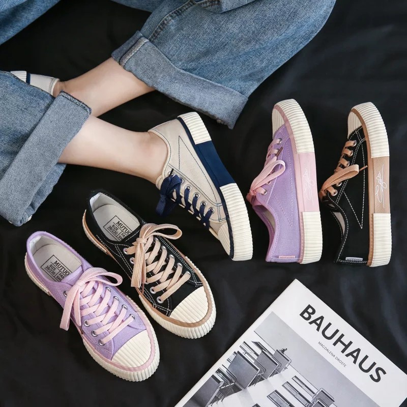 RYX - Signed Biscuit Sepatu Sneakers Canvas Wanita Fashion Casual - Ori Import