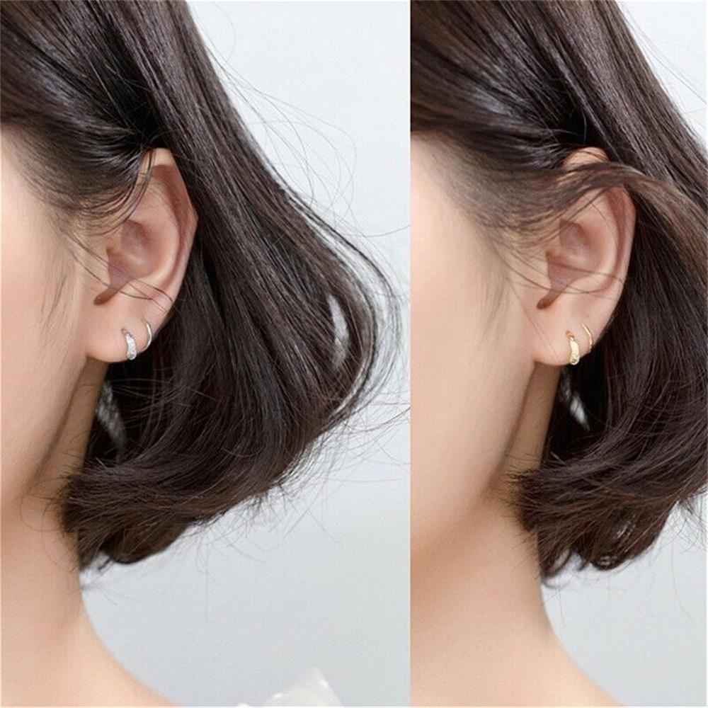 Anting LILY Hadiah Wanita Perhiasan Perak925 Simple