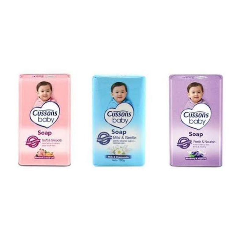 Cussons Baby Bar Soap 75gr - Cusson Sabun Batang Bayi - Sabun Mandi Bayi - Sabun Balok Bayi - Sabun Batangan Bayi