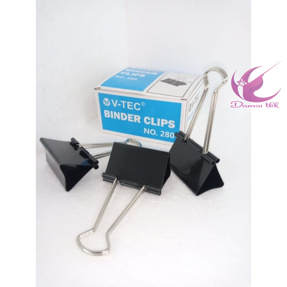 

V-Tec Binder Clip No. 280 [6 Pcs/Pack]