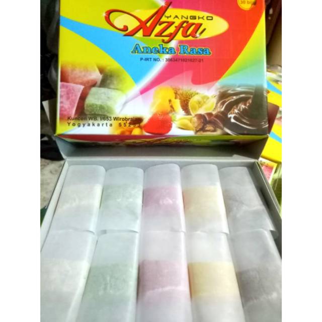 

isi 30pcs YANGKO snack khas jogja