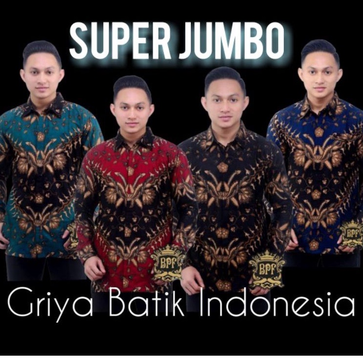 KEMEJA BATIK LENGAN PANJANG JUMBO LAKI LAKI REMAJA ABG DEWASA TERBARU / KEMEJA SUPER JUMBO ORIGINAL  CASSUAL PRIA LAKI LAKI REMAJA DEWASA ABG  / M L XL XXL XXXL XXXXL XXXXXL SUPER BIG SIZE JANGKIS