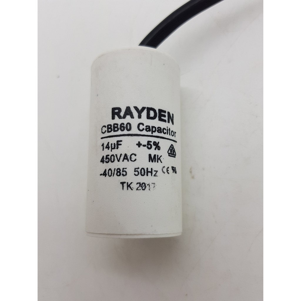 14 uf - 450V Kapasitor (Capacitor) Kabel RAYDEN (Spare Part Pompa Air)