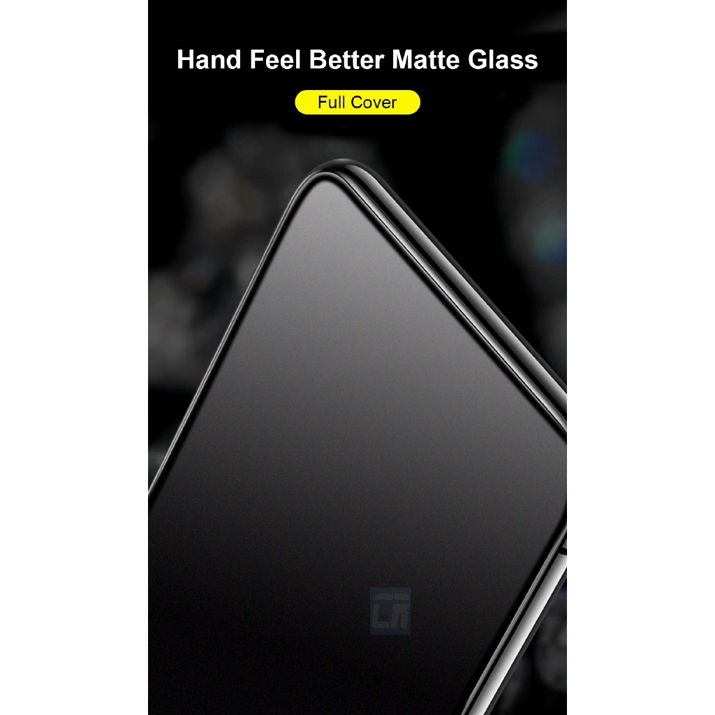 Pelindung Layar Tempered Glass Matte ant-fingerprint untuk Realme 6 Pro