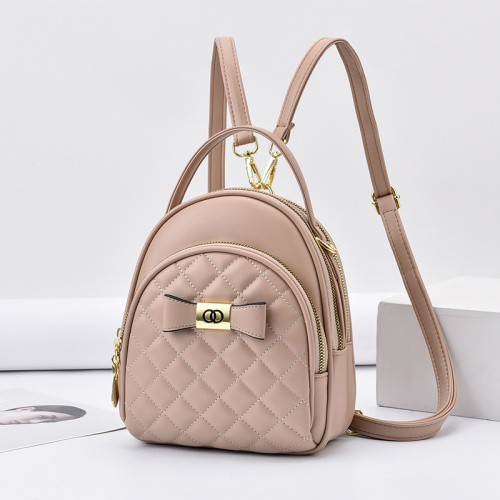 BQ 2878 GI 19330 RISCE TAS RANSEL MINI IMPORT WANITA CEWEK PEREMPUAN JAKARTA BATAM PITA