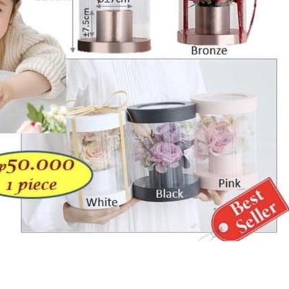 

☻ Mini Opp Round Flower Box - Box Mika / Mica(1437B) ✼