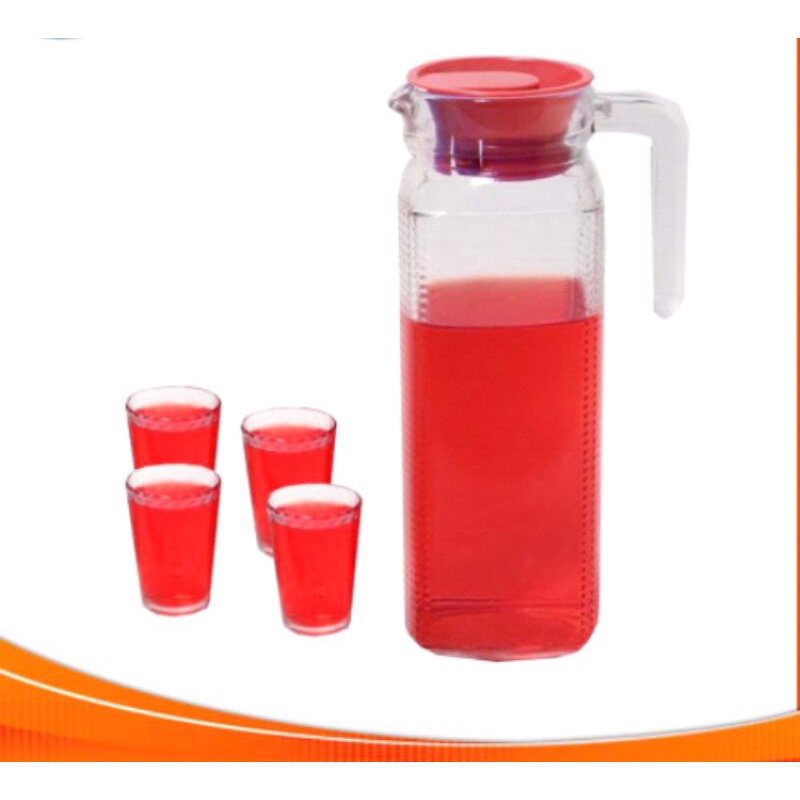 Kimglass Pitcher & Gelas Kaca