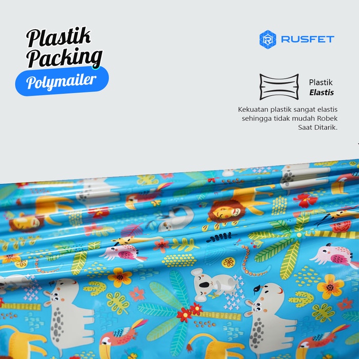 Polymailer | Plastik Packing | Plastik Packing Online | Motif Forest Zoo