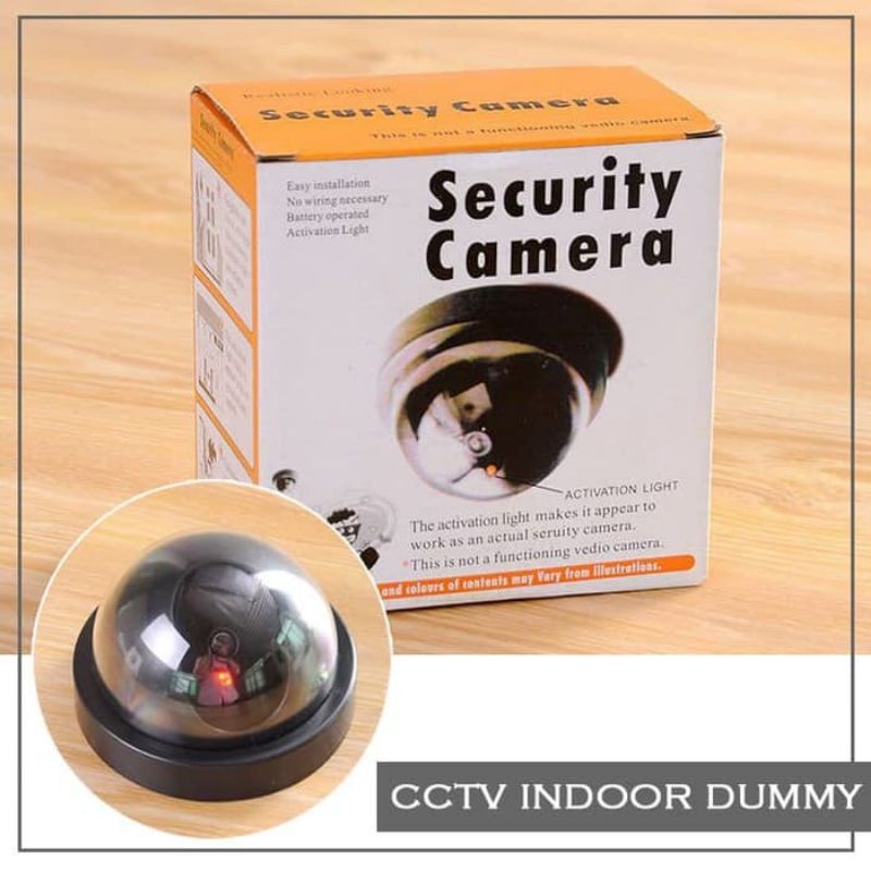 CCTV Dummy Palsu / Fake CCTV / Kamera CCTV Rumah Toko Replika Tiruan Lampu