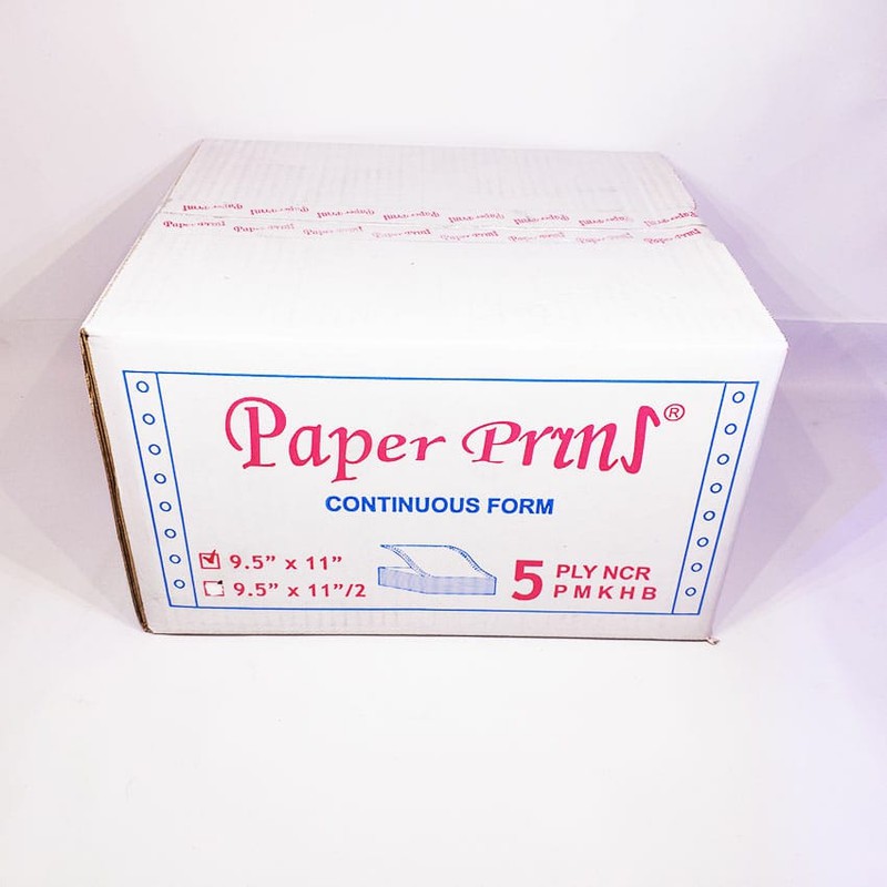 

Paper Pryns Continuous Form 9,5 x 11 5ply warna