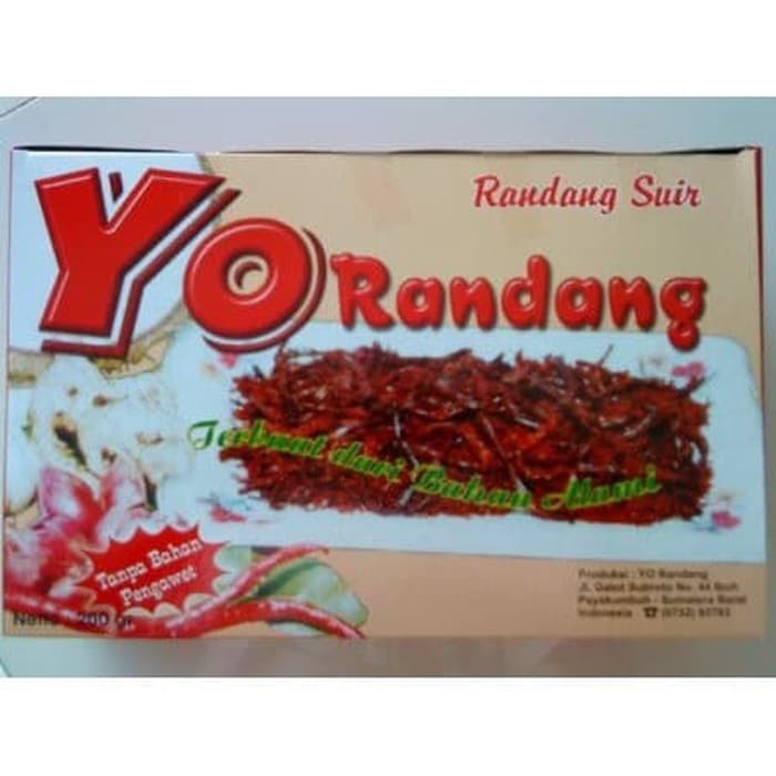 

Rendang Suir Yo Randang Randang Daging Sapi Suwir Khas Padang