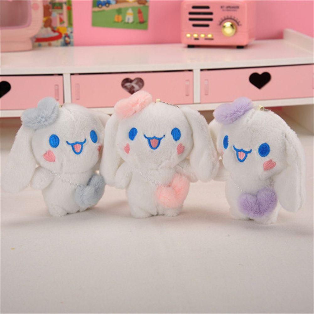 Sanrio Cinnamoroll Plush Toy Cute Cartoon Doll Lover Bag Pendant Key Chain