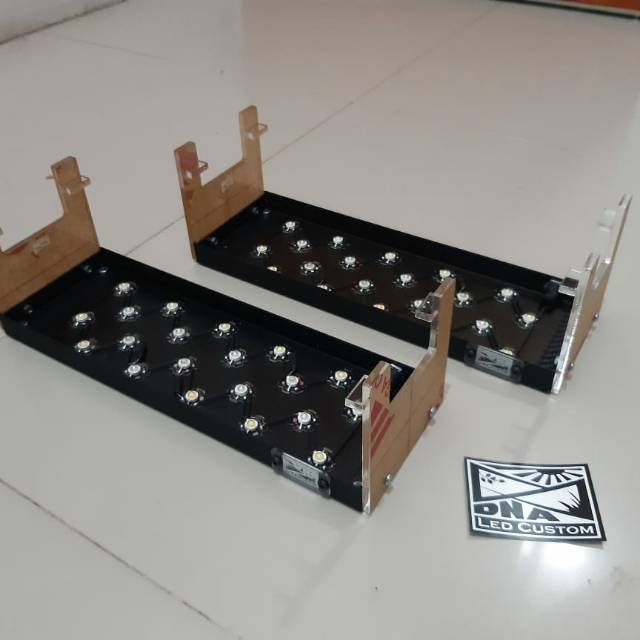 Lampu led aquarium ukuran 30cm 24 watt