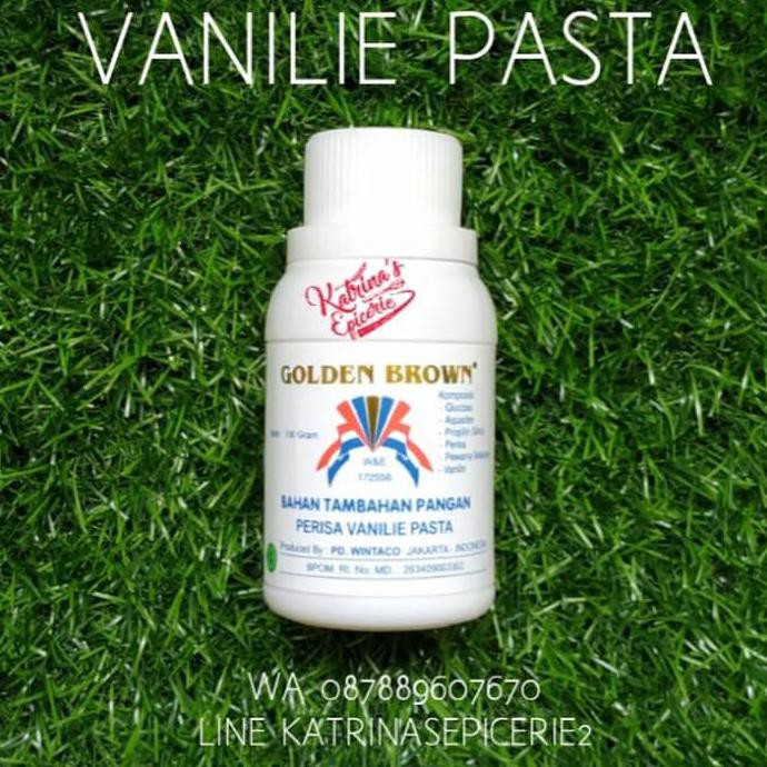 

Terlaris# Vanilie Pasta Golden Brown 100 Ml - Vanila Essence Regular