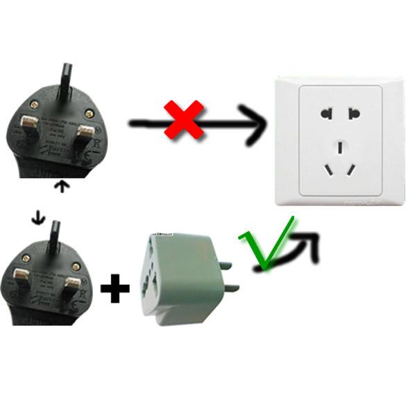 Adapter Power Ac Universal Plug Uk Ke Us Untuk Travel