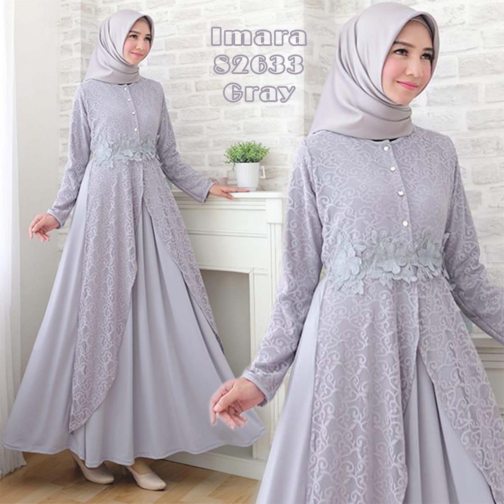 Baju Gamis Brokat Di Shopee - Hijab Converse